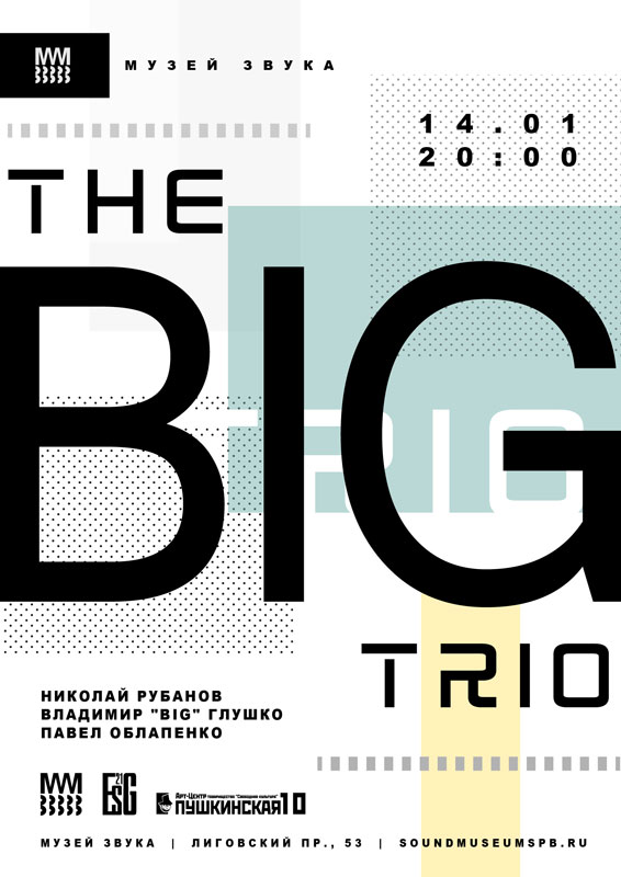 14.01.2016 - The BIG TRIO - Музей Звука